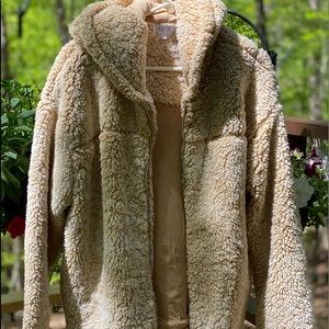 Boutique Sherpa zip up jacket
